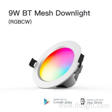 BT Mesh group control Smart downlight dimmable